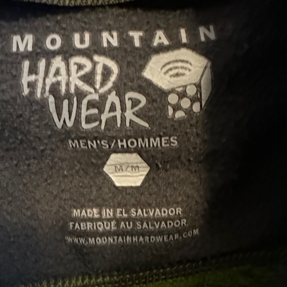 Mountain Hardwear Green Fleece Jacket with Black Details - Picture 2 of 4